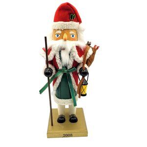Nutcracker Santa Clause 2008 Limited Edition 14'' Wood 3685/15312 Christmas